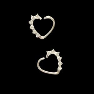 🆕️😍 New 16gauge cartilage heart jewelry